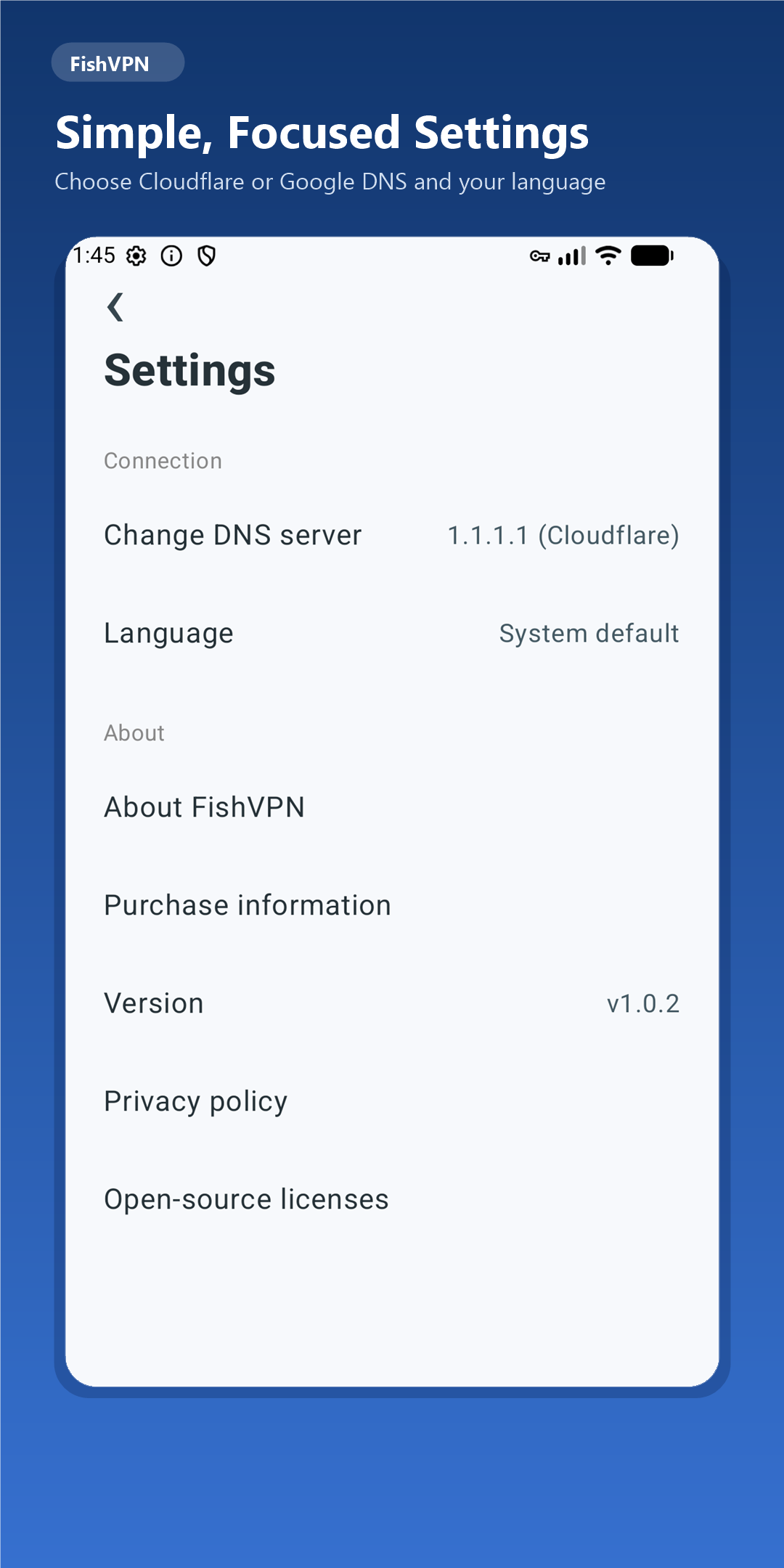 FishVPN: HTTPS First 앱 화면 4